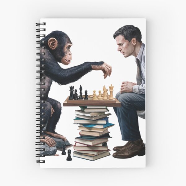 Item preview, Chess game: Ape Vs Human designed and sold by PolygonPinnacle.