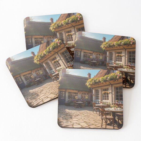 Item preview, Cottage Corner Coffee Shop designed and sold by BlareBlare.