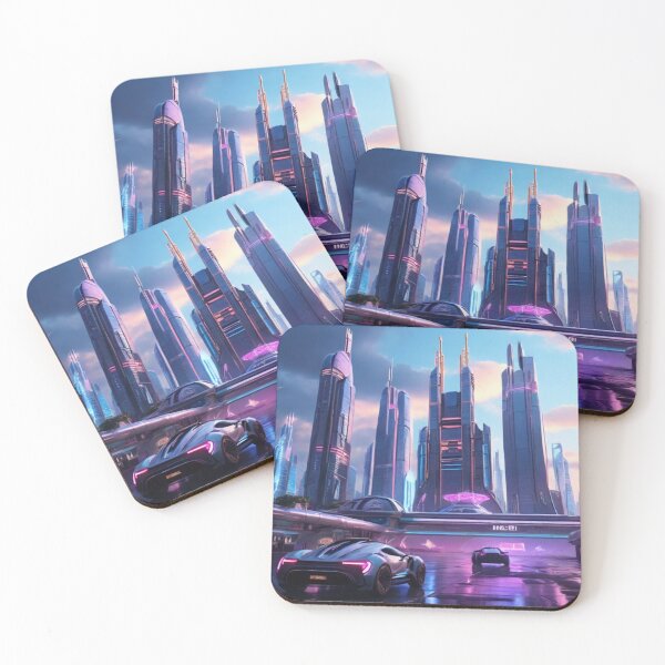 Item preview, 012 Cyberpunk City designed and sold by Alexis Art Collection.
