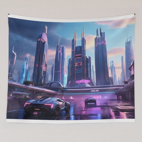 Item preview, 012 Cyberpunk City designed and sold by Alexis Art Collection.