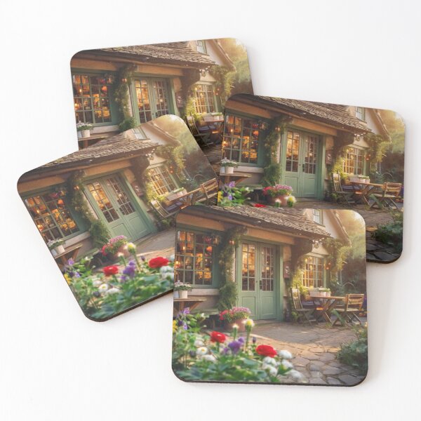 Item preview, Floral Cottage Café designed and sold by BlareBlare.