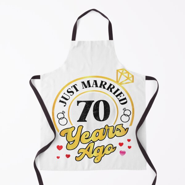 Item preview, Just Married 70 Years Ago designed and sold by skeastore.
