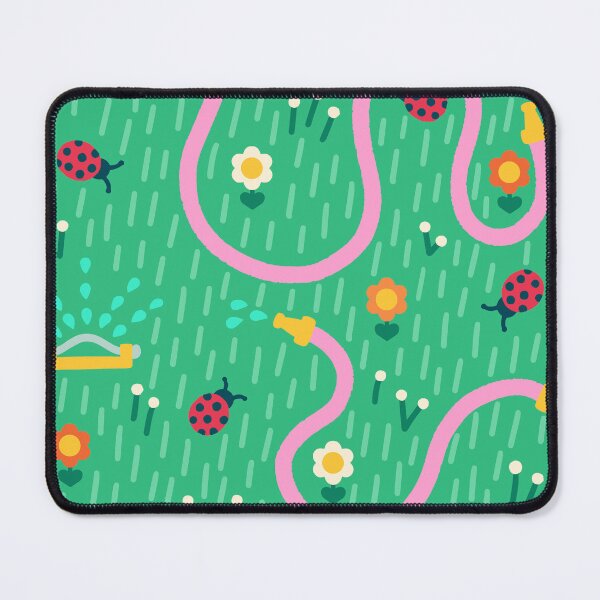 Item preview, Grassy Floral with Ladybugs designed and sold by Kelsie Jensen.