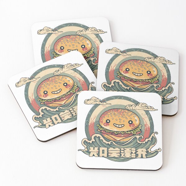 Item preview, Kawaii Japanese styleBurger  Food Illustration designed and sold by nomiraclehere.