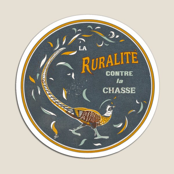 Item preview, Art Nouveau, rural, and anti-hunting pheasant designed and sold by Loki Propagandart.