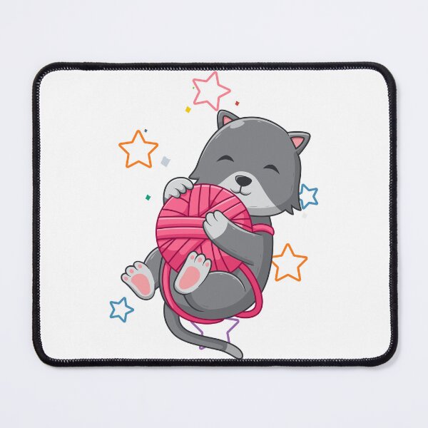 Item preview, cats love balls of yarn designed and sold by funwithstickers.