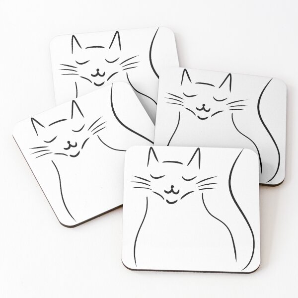 Item preview, Simplistic cat drawing mewing cat meme designed and sold by kitty-kingdom.