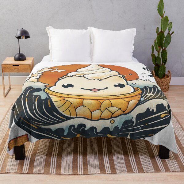 Item preview, Kawaii Japanese style Icecream Food Illustration designed and sold by nomiraclehere.