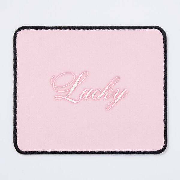Item preview, Lucky Pink Coquette Cursive Font Lettering designed and sold by aestheticqueen.