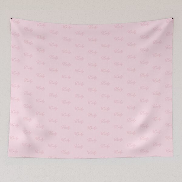 Item preview, Lucky Pink Coquette Cursive Font Lettering designed and sold by aestheticqueen.