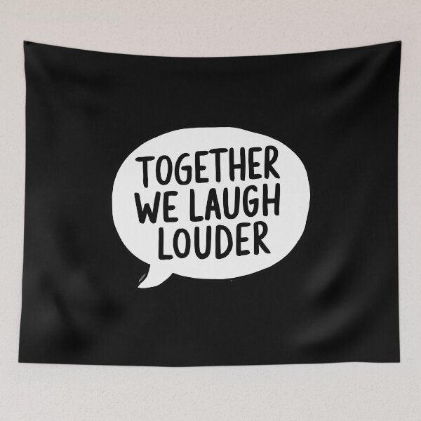 Item preview, "Together We Laugh Louder" American Family Day T-Shirt designed and sold by AI-volution.