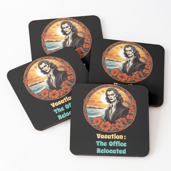 Item preview, Workaholic Vampire by The Beach - Vacation, The Office Relocated designed and sold by Ridiculam Toga.