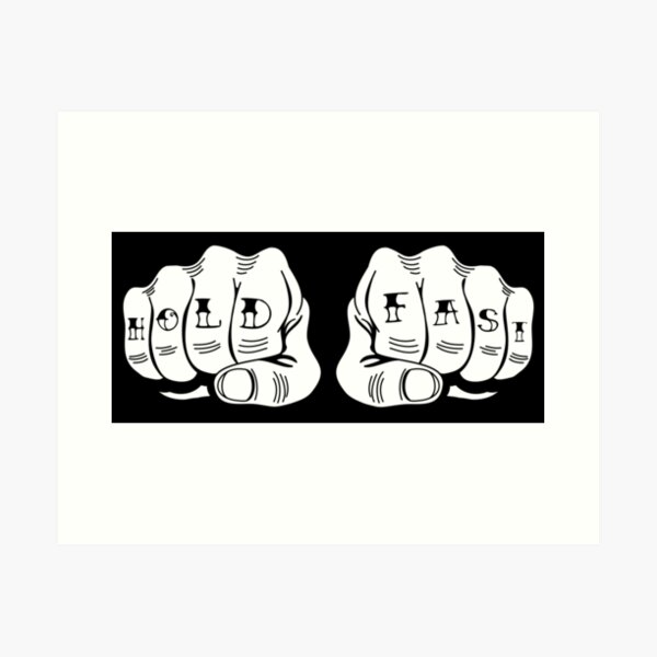 Item preview, Sailor Tattoo - hold fast designed and sold by Joanna Pearson.