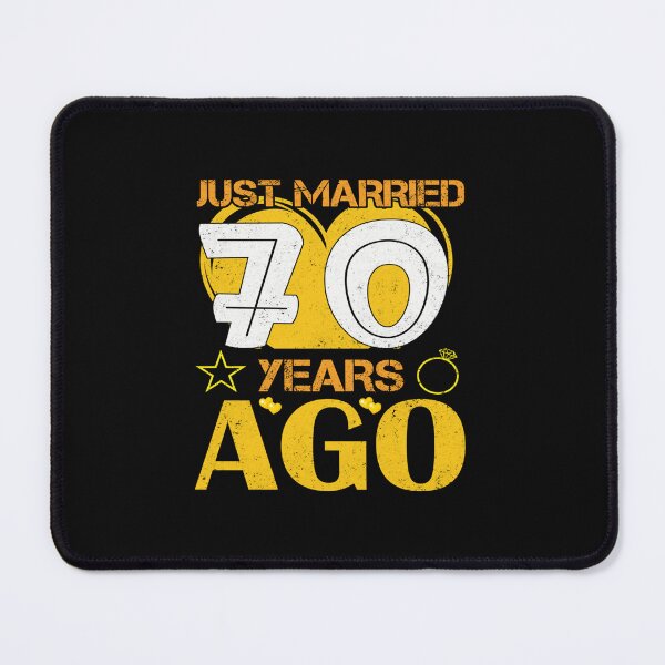Item preview, Just Married 70 Years Ago designed and sold by skeastore.