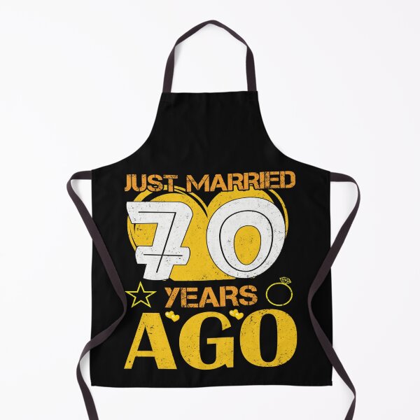 Item preview, Just Married 70 Years Ago designed and sold by skeastore.
