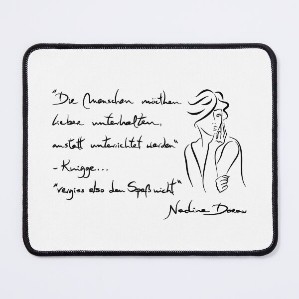 Item preview, Nadine Dorau _ Etiquette saying | Quote - 01 "BLACK SERIES" _ Handmade designed and sold by Nadine Dorau.