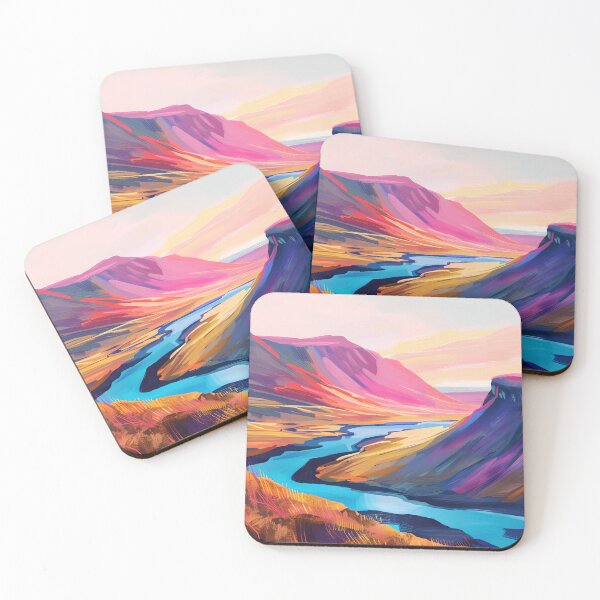 Item preview, Mountain landscape in Iceland at sunset designed and sold by NordicArtPrint.
