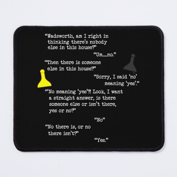 Item preview, Clue No Meaning Yes Quote designed and sold by SpectreSparkC.