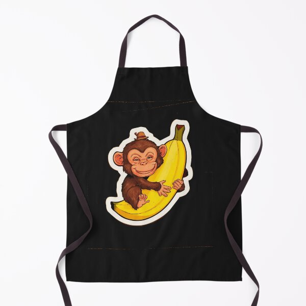 Item preview, Small cute funny monkey designed and sold by AnimalsDH305.