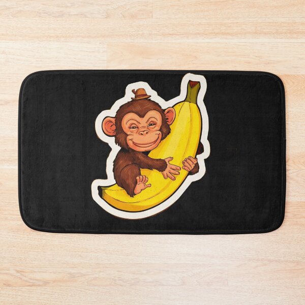 Item preview, Small cute funny monkey designed and sold by AnimalsDH305.