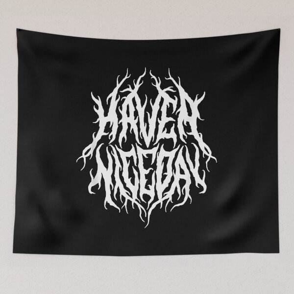 Item preview, Have A Nice Day Black Metal Parody designed and sold by Anormati.