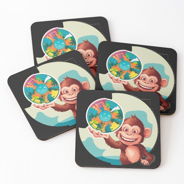Item preview, Small cute funny monkey designed and sold by AnimalsDH305.