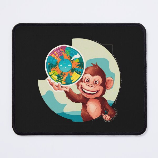 Item preview, Small cute funny monkey designed and sold by AnimalsDH305.