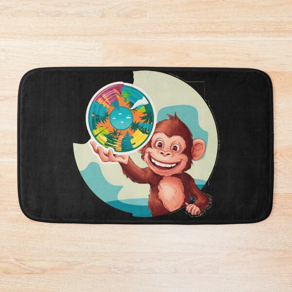 Item preview, Small cute funny monkey designed and sold by AnimalsDH305.