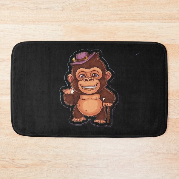 Item preview, Small cute funny monkey designed and sold by AnimalsDH305.