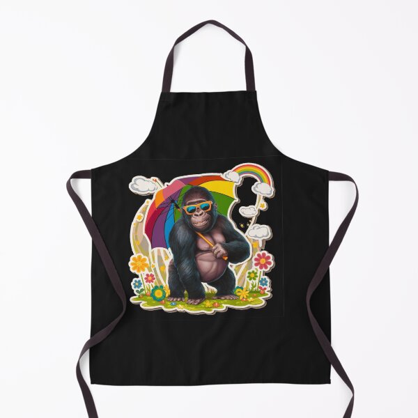Item preview, Small cute funny monkey designed and sold by AnimalsDH305.