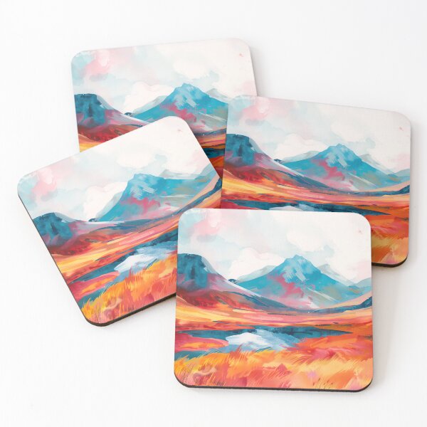 Item preview, Mountain landscape in Iceland at sunset designed and sold by NordicArtPrint.