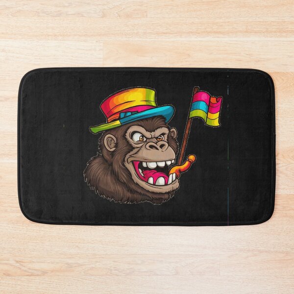 Item preview, Small cute funny monkey designed and sold by AnimalsDH305.