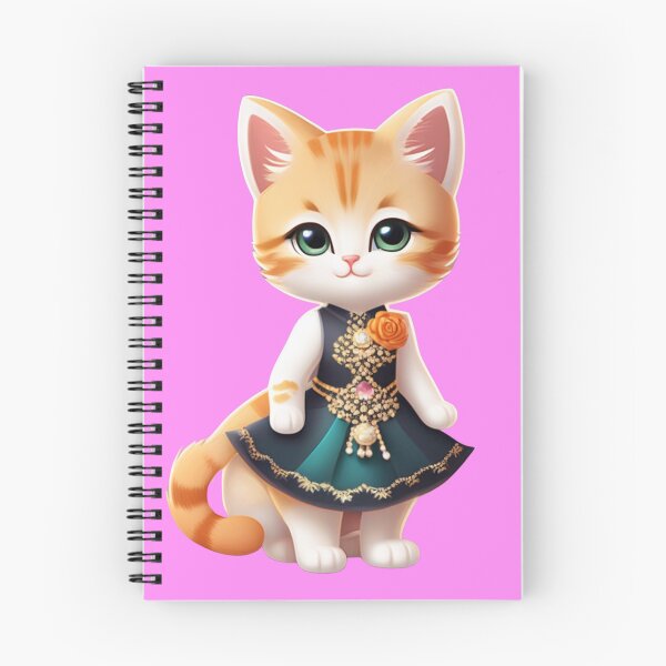 Aperçu de l'œuvre Chat mignon dans une belle robe créée et vendue par AbeeRedB.