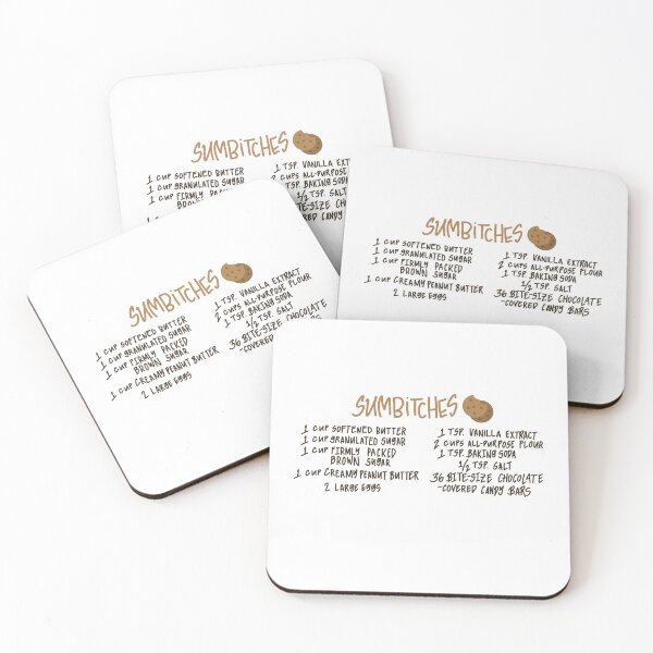 Item preview, Sumbitches Recipe - How I Met Your Mother designed and sold by niamhconte.