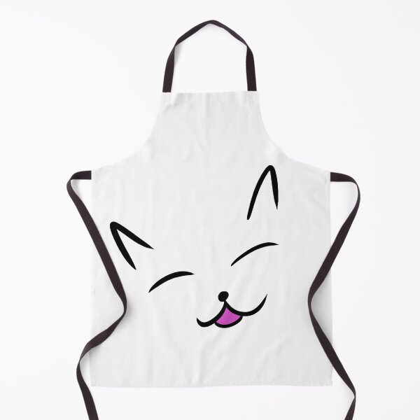 Item preview, Simplistic cat drawing of happy cat face smiling designed and sold by kitty-kingdom.