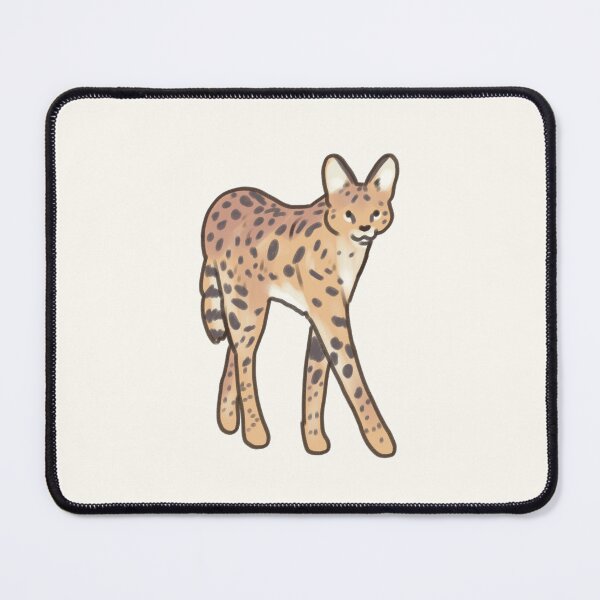 Item preview, Serval illustration designed and sold by Artofmayara.