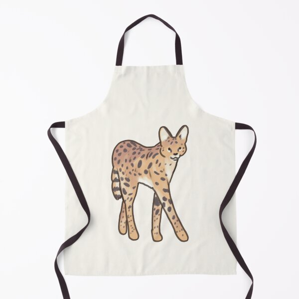 Item preview, Serval illustration designed and sold by Artofmayara.