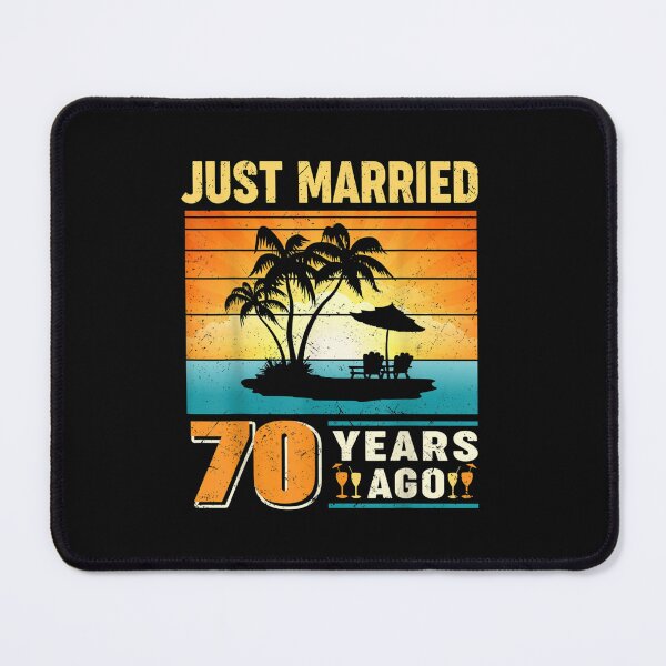Item preview, Just Married 70 Years Ago designed and sold by skeastore.
