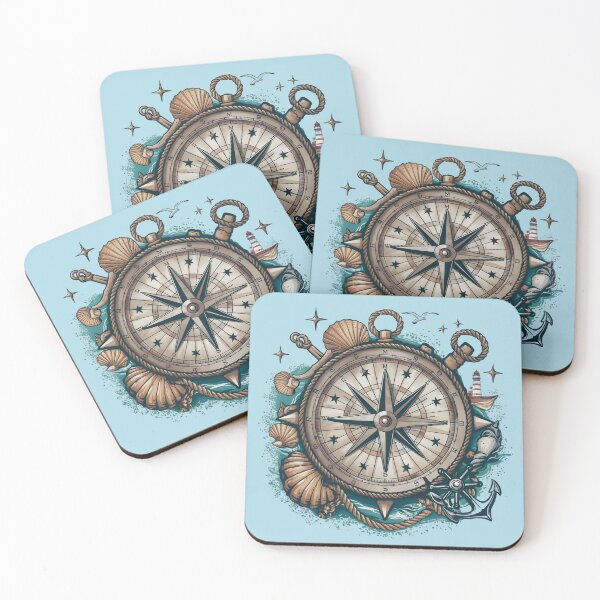 Item preview, compass of the beach designed and sold by mood-draftsman.