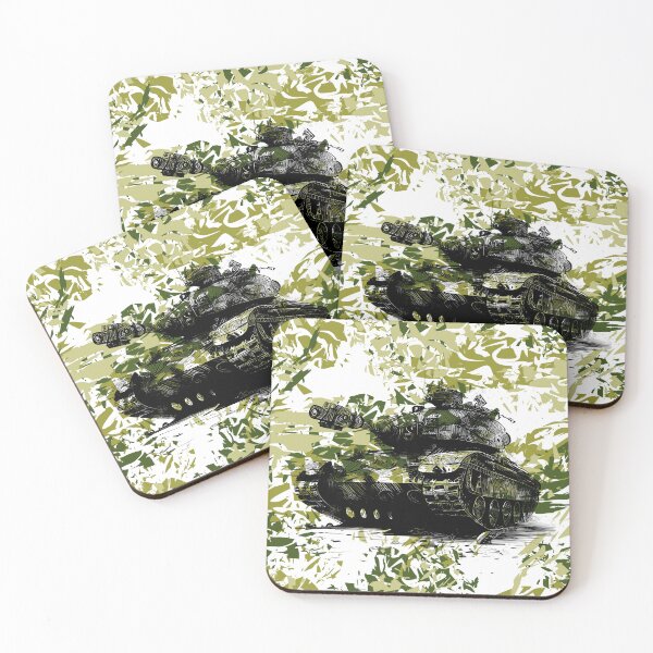 Item preview, Tank in military camouflage designed and sold by StonePine.