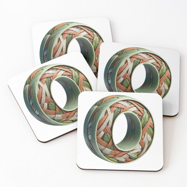 Item preview, Letter "O" design, modern pattern. It's strangely similar to a bird's nest designed and sold by kankan22.