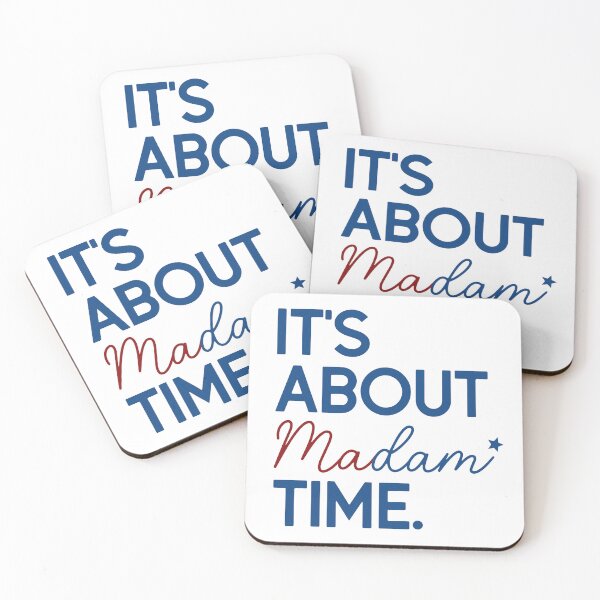 Item preview, It's About Madam Time - Funny Kamala Harris 2024 Vote Democrat Female Political Election designed and sold by FineElephant.