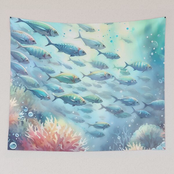 Item preview, Fish And Coral Reef designed and sold by RubisLeaf.