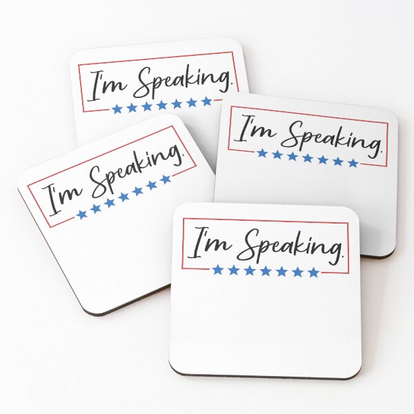 Item preview, I'm Speaking Stars - Kamala Harris 2024 Democrat Female Political Election Vote designed and sold by FineElephant.