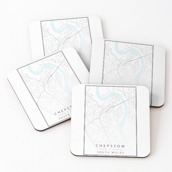 Item preview, Chepstow South Wales Street Map Cartography Decor designed and sold by tbcreationsuk.