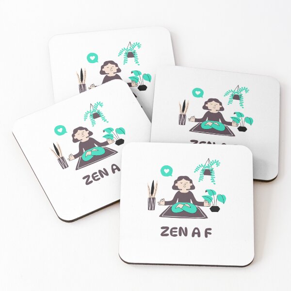 Item preview, Zen AF Meditation Spiritual Peace designed and sold by GraTEEtude.