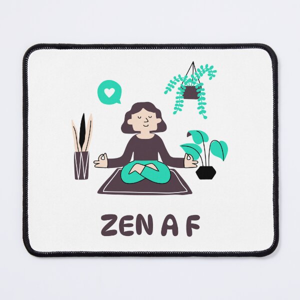 Item preview, Zen AF Meditation Spiritual Peace designed and sold by GraTEEtude.
