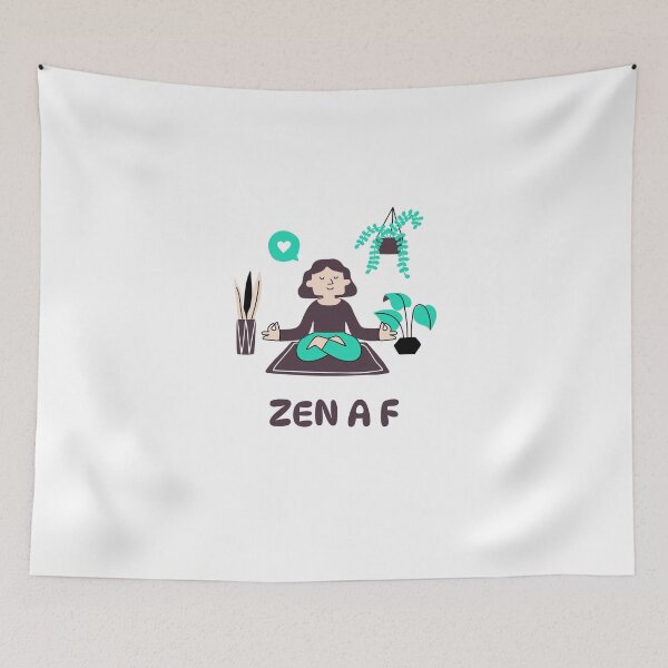 Item preview, Zen AF Meditation Spiritual Peace designed and sold by GraTEEtude.