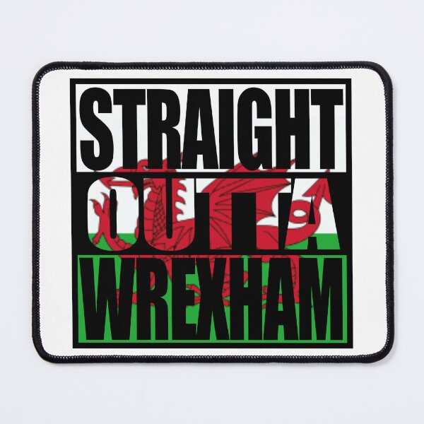 Item preview, Straight Outta Wrexham Welsh Flag Bold Urban Design designed and sold by tbcreationsuk.
