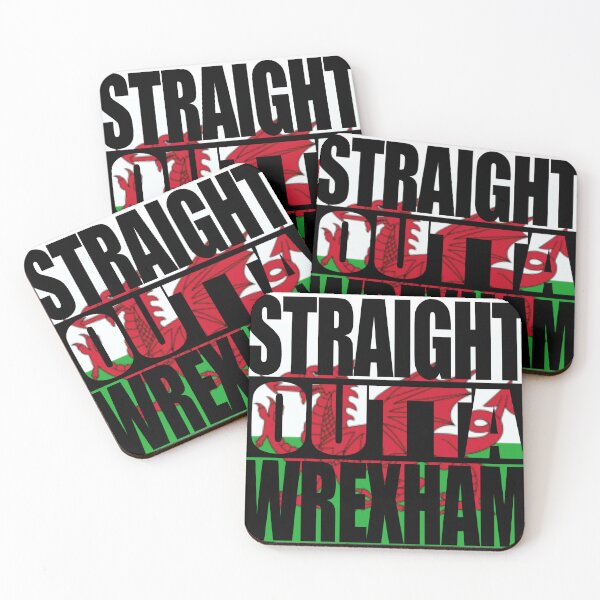 Item preview, Straight Outta Wrexham Welsh Flag Bold Urban Design designed and sold by tbcreationsuk.